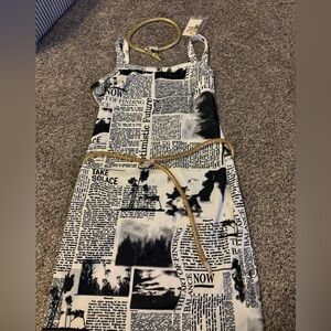 Taylor Swift Reputation Newspaper Dress Snake Belt necklace earrings outfit eras